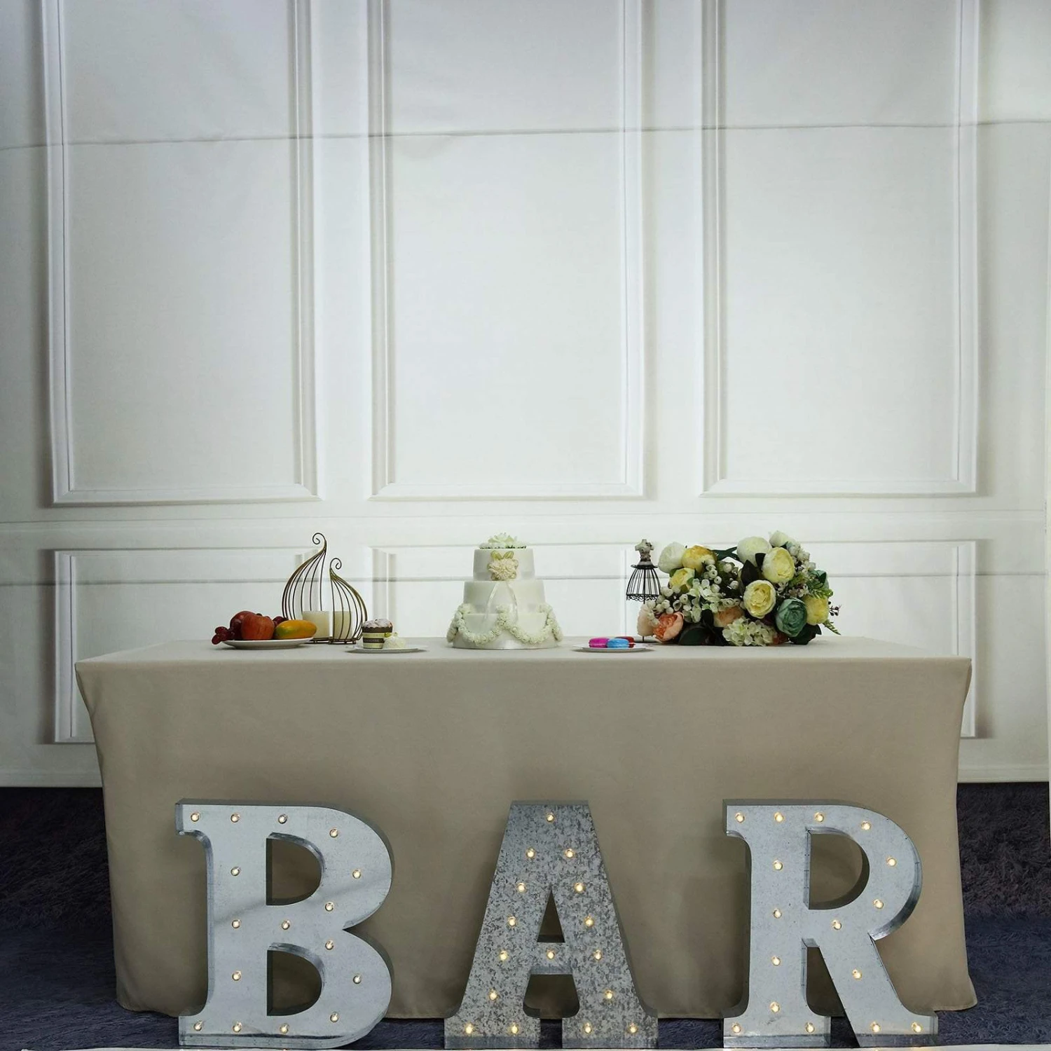 1.7 Ft Lighted Metal Marquee Silver Light Up Letter 13 1.7 Ft Lighted Metal Marquee Silver Light Up Letter - Image 11