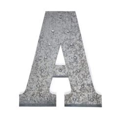 1.7 Ft Lighted Metal Marquee Silver Light Up Letter 24 1.7 Ft Lighted Metal Marquee Silver Light Up Letter -Optimal Home Decoration 1 7 ft lighted metal marquee silver light up letter wod metltr01 20 a 29012404895807