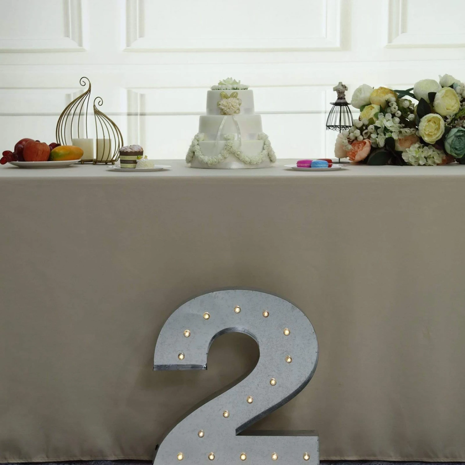 1.7 Ft Lighted Metal Marquee Silver Light Up Numbers 19 1.7 Ft Lighted Metal Marquee Silver Light Up Numbers - Image 17