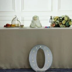 1.7 Ft Lighted Metal Marquee Silver Light Up Numbers 24 1.7 Ft Lighted Metal Marquee Silver Light Up Numbers -Optimal Home Decoration 1 7 ft lighted metal marquee silver light up numbers 29013348515903