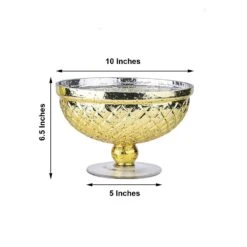 10" Mercury Glass Compote Vase Bowl Centerpiece 22 10" Mercury Glass Compote Vase Bowl Centerpiece -Optimal Home Decoration 10 mercury glass compote vase bowl centerpiece 28968364081215