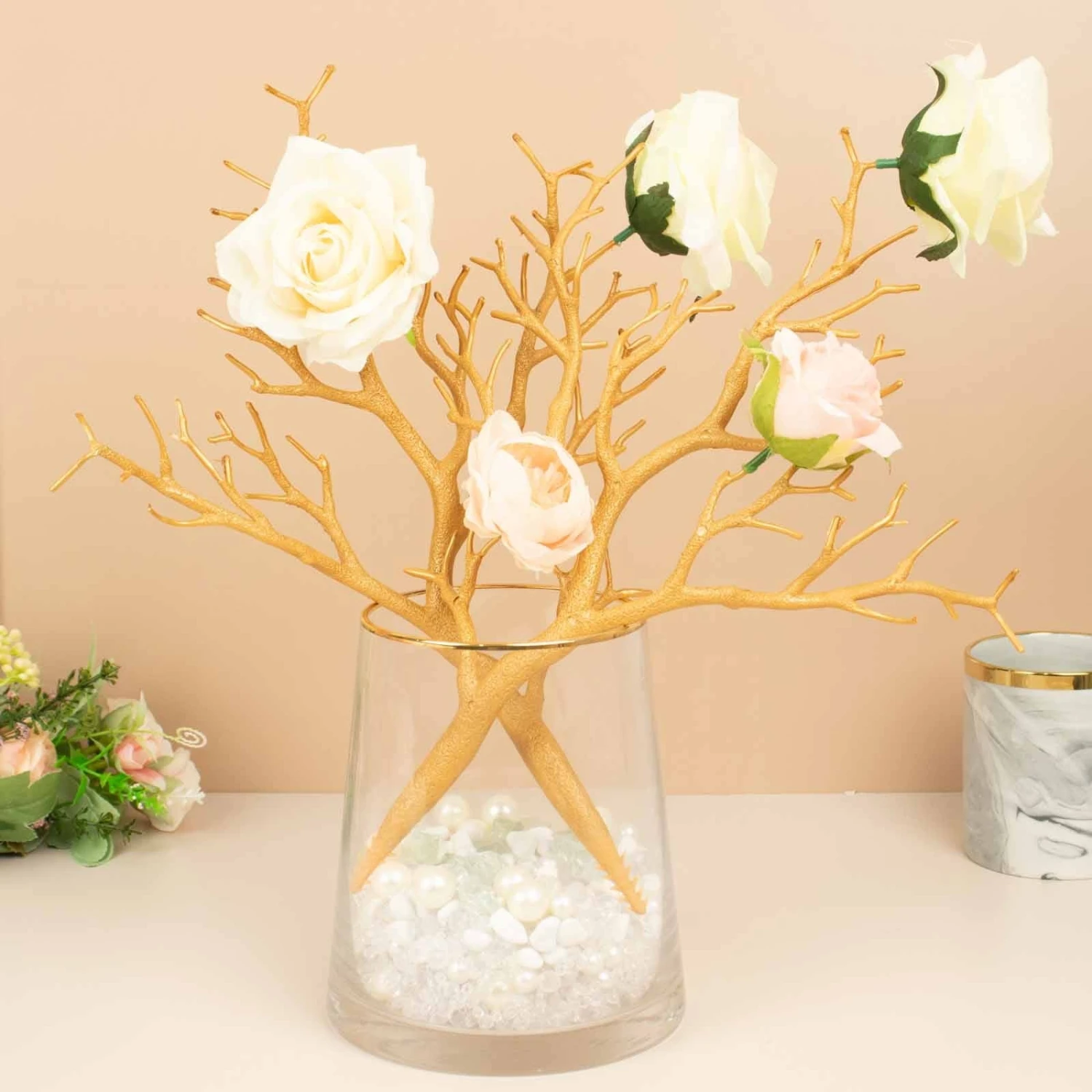 10 Plastic 14" Artificial Manzanita Tree Branches Vase Fillers 10 10 Plastic 14" Artificial Manzanita Tree Branches Vase Fillers - Image 8