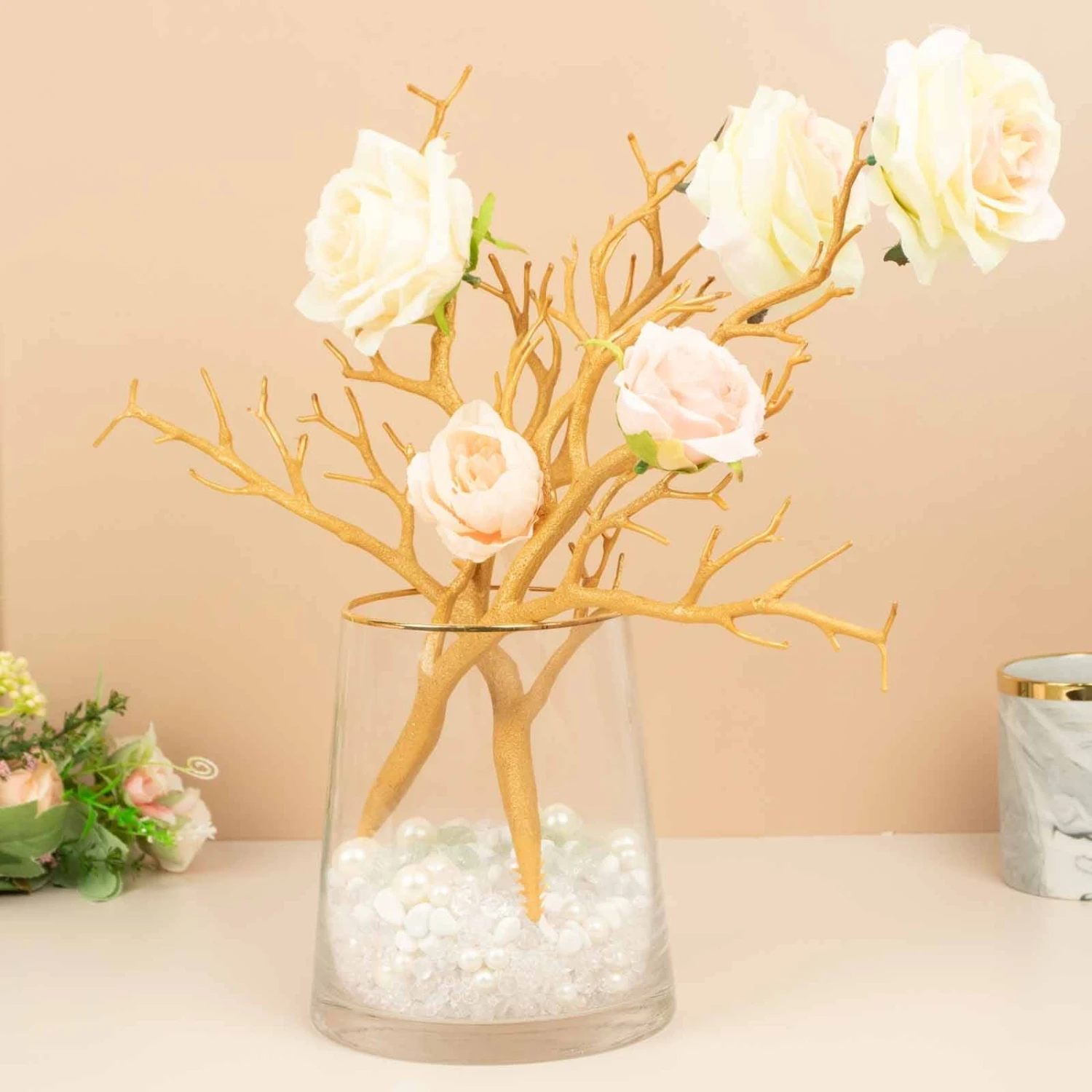 10 Plastic 14" Artificial Manzanita Tree Branches Vase Fillers 11 10 Plastic 14" Artificial Manzanita Tree Branches Vase Fillers - Image 9