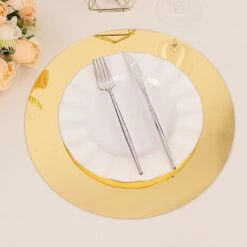 10 Round 13" Decorative Mirror Plastic Charger Plates 34 10 Round 13" Decorative Mirror Plastic Charger Plates -Optimal Home Decoration 10 round 13 mirror plastic charger plates 31047302152255