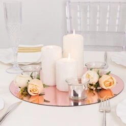 10 Round 13" Decorative Mirror Plastic Charger Plates 40 10 Round 13" Decorative Mirror Plastic Charger Plates -Optimal Home Decoration 10 round 13 mirror plastic charger plates 31047303888959