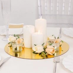 10 Round 13" Decorative Mirror Plastic Charger Plates 27 10 Round 13" Decorative Mirror Plastic Charger Plates -Optimal Home Decoration 10 round 13 mirror plastic charger plates 31047303954495