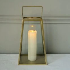 10" Tall Geometric Metal Lantern Candle Holder Hanging Terrarium - Gold And Clear 13 10" Tall Geometric Metal Lantern Candle Holder Hanging Terrarium - Gold And Clear -Optimal Home Decoration 10 tall geometric metal lantern candle holder hanging terrarium gold and clear cand lant007 l gold 30353981210687