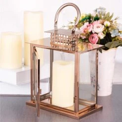 10" Tall Metal Lantern Candle Holder 21 10" Tall Metal Lantern Candle Holder -Optimal Home Decoration 10 tall metal lantern candle holder 28929465843775