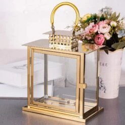 10" Tall Metal Lantern Candle Holder 26 10" Tall Metal Lantern Candle Holder -Optimal Home Decoration 10 tall metal lantern candle holder 28929466105919