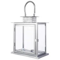 10" Tall Metal Lantern Candle Holder 30 10" Tall Metal Lantern Candle Holder -Optimal Home Decoration 10 tall metal lantern candle holder cand lant002 l silv 28929604190271