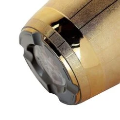 10" Tall Round Plastic Flower Plant Pot With Metallic Barrel Design -Optimal Home Decoration 10 tall round plastic flower plant pot with metallic barrel design 28948105363519