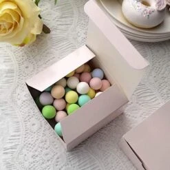 100 4"x4"x2" Cake Wedding Party Favors Boxes With Tuck Top -Optimal Home Decoration 100 4 x4 x2 cake wedding party favors boxes with tuck top 28986155827263