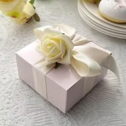 100 4"x4"x2" Cake Wedding Party Favors Boxes With Tuck Top -Optimal Home Decoration 100 4 x4 x2 cake wedding party favors boxes with tuck top 28986156023871