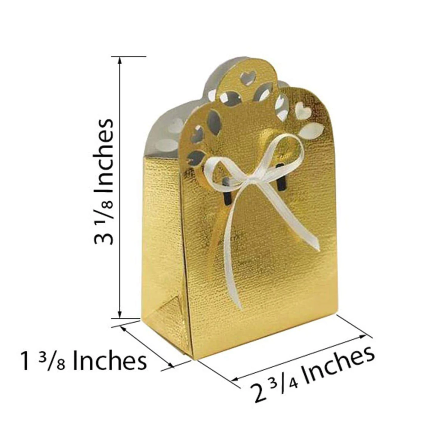 100 Cut Out Top Boxes For Wedding Favors - Chocolate Brown 7 100 Cut Out Top Boxes For Wedding Favors - Chocolate Brown - Image 5