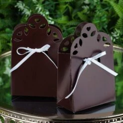 100 Cut Out Top Boxes For Wedding Favors - Chocolate Brown 11 100 Cut Out Top Boxes For Wedding Favors - Chocolate Brown -Optimal Home Decoration 100 cut out top boxes for wedding favors chocolate brown box 05 choc 4826608599103