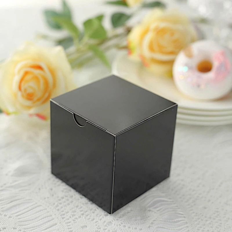 100 Wedding Favor Boxes 3" X 3" X 3" 4 100 Wedding Favor Boxes 3" X 3" X 3" - Image 2