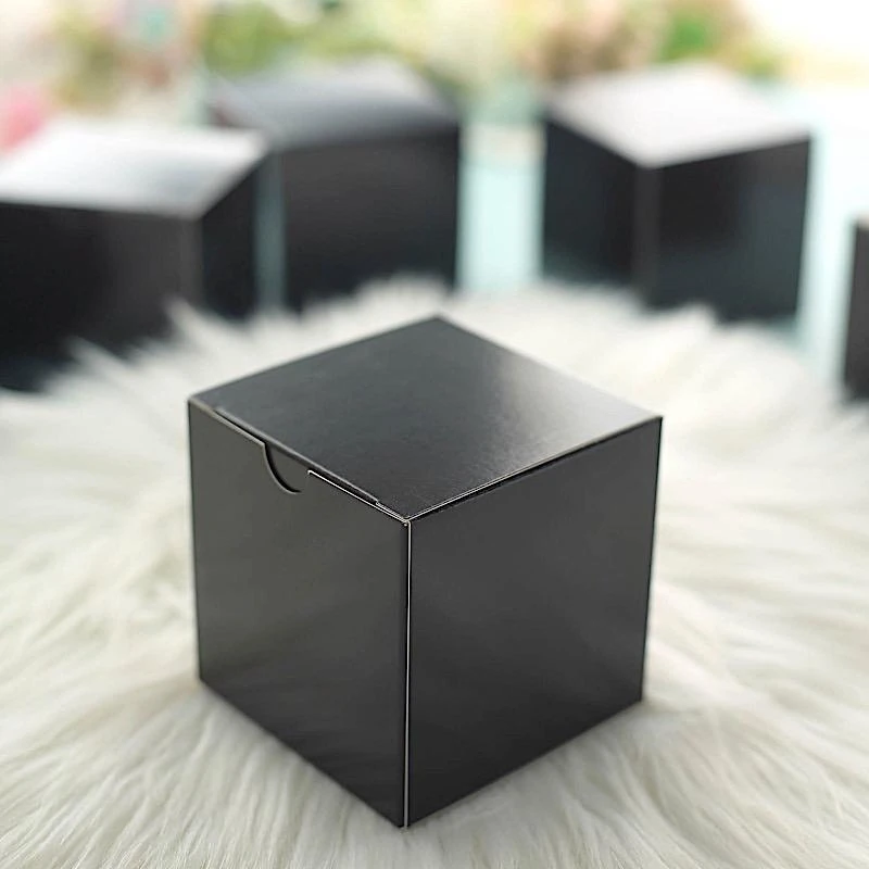 100 Wedding Favor Boxes 3" X 3" X 3" 9 100 Wedding Favor Boxes 3" X 3" X 3" - Image 7