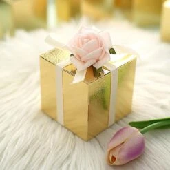 100 Wedding Favor Boxes 3" X 3" X 3" 32 100 Wedding Favor Boxes 3" X 3" X 3" -Optimal Home Decoration 100 wedding favor boxes 3 x 3 x 3 28985724469311