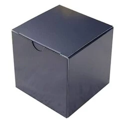 100 Wedding Favor Boxes 3" X 3" X 3" - Navy Blue
