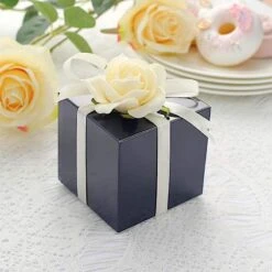100 Wedding Favor Boxes 3" X 3" X 3" - Navy Blue 17 100 Wedding Favor Boxes 3" X 3" X 3" - Navy Blue -Optimal Home Decoration 100 wedding favor boxes 3 x 3 x 3 navy blue box 3x3 navy 28785546821695