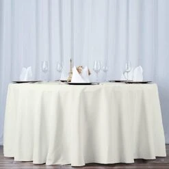 108" Premium Polyester Round Tablecloth Wedding Party Table Linens 34 108" Premium Polyester Round Tablecloth Wedding Party Table Linens -Optimal Home Decoration 108 premium polyester round tablecloth wedding party table linens 29290935779391