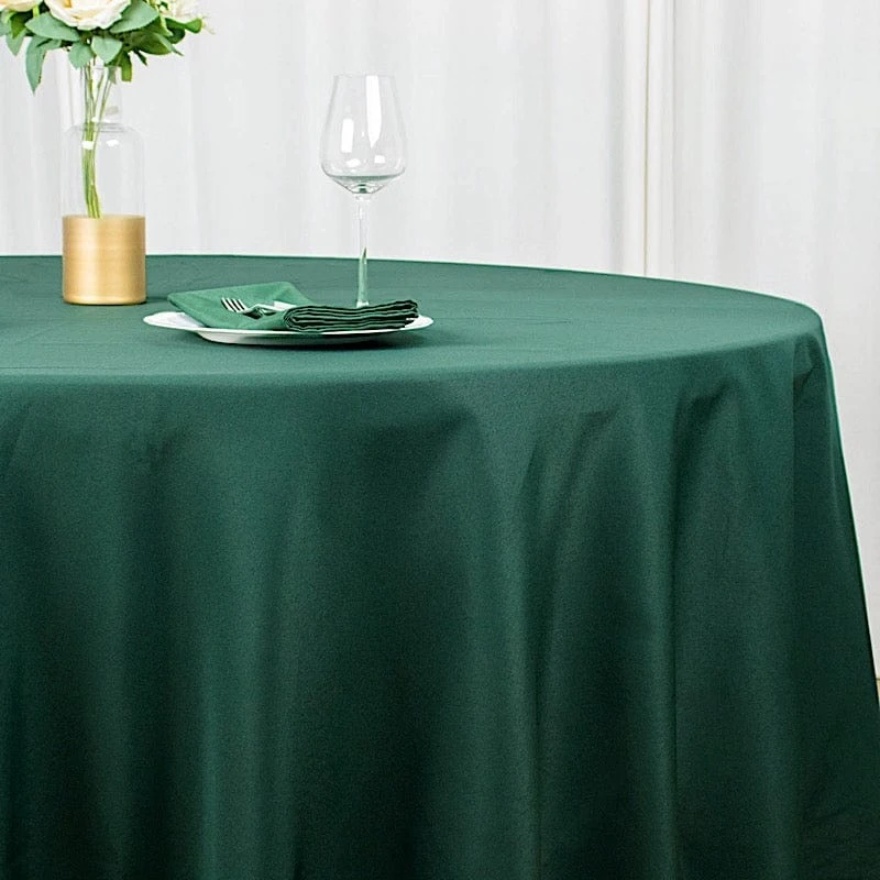 108" Premium Polyester Round Tablecloth Wedding Party Table Linens 20 108" Premium Polyester Round Tablecloth Wedding Party Table Linens - Image 18