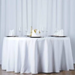 108" Premium Polyester Round Tablecloth Wedding Party Table Linens 28 108" Premium Polyester Round Tablecloth Wedding Party Table Linens -Optimal Home Decoration 108 premium polyester round tablecloth wedding party table linens tab 108 wht prm 28978447974463