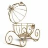 11" Tall Cinderella Coach Plant Stand Party Centerpiece - Gold -Optimal Home Decoration 11 tall cinderella coach plant stand party centerpiece gold iron coach01 gold 4735977488447