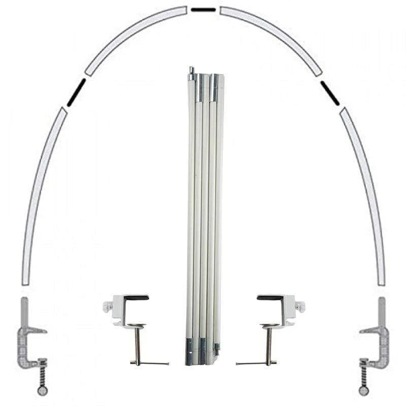 12 Ft Balloon Arch Stand Kit For Tables - White 3 12 Ft Balloon Arch Stand Kit For Tables - White
