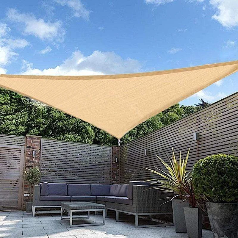 12 Ft Triangle Sun Shade Sail UV Block Canopy 5 12 Ft Triangle Sun Shade Sail UV Block Canopy - Image 3