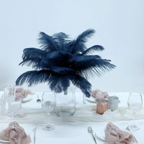 12 Pcs 10-15" Authentic Ostrich Feathers 13 12 Pcs 10-15" Authentic Ostrich Feathers - Image 11