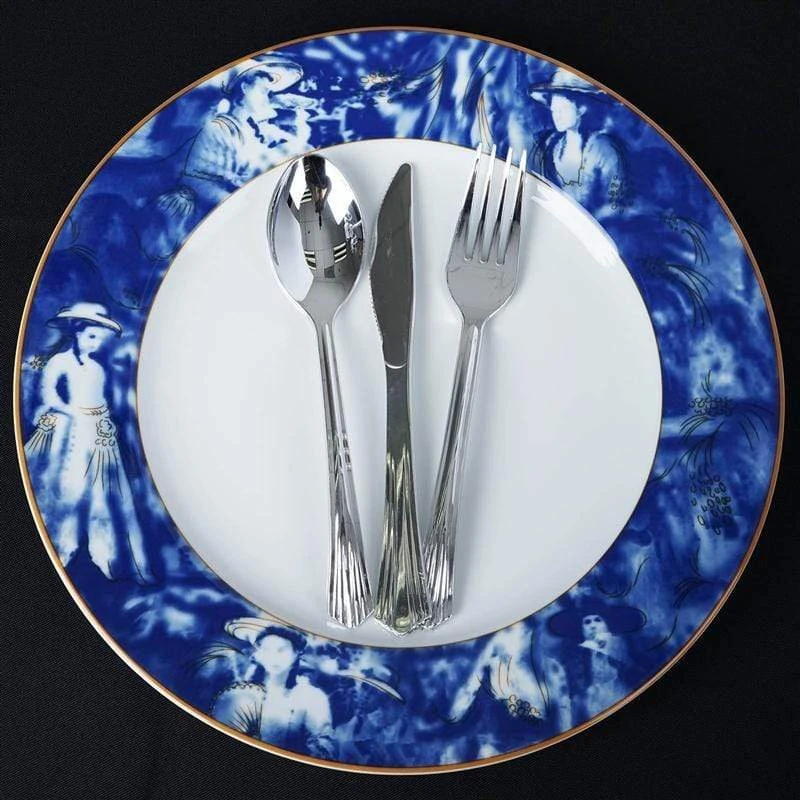 12 Pcs 11.5" Round Commercial Grade Porcelain Dinner Plates 4 12 Pcs 11.5" Round Commercial Grade Porcelain Dinner Plates - Image 2