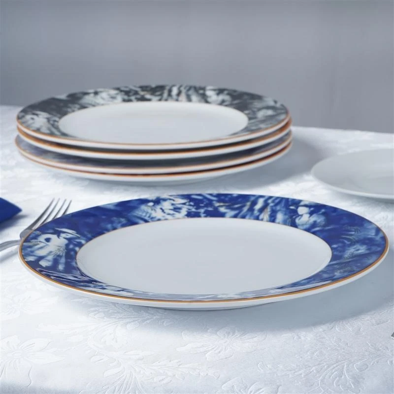12 Pcs 11.5" Round Commercial Grade Porcelain Dinner Plates 6 12 Pcs 11.5" Round Commercial Grade Porcelain Dinner Plates - Image 4