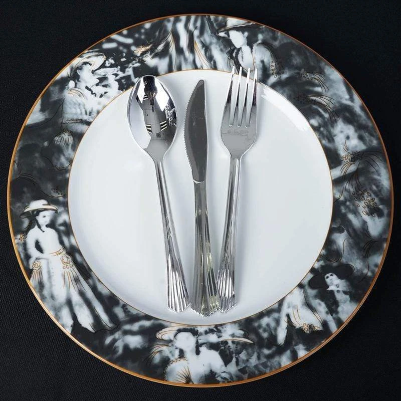 12 Pcs 11.5" Round Commercial Grade Porcelain Dinner Plates 9 12 Pcs 11.5" Round Commercial Grade Porcelain Dinner Plates - Image 7