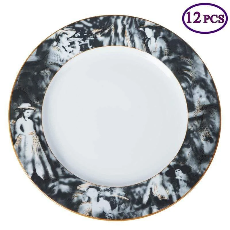 12 Pcs 11.5" Round Commercial Grade Porcelain Dinner Plates 10 12 Pcs 11.5" Round Commercial Grade Porcelain Dinner Plates - Image 8