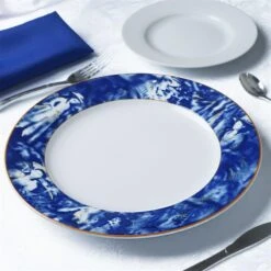 12 Pcs 11.5" Round Commercial Grade Porcelain Dinner Plates