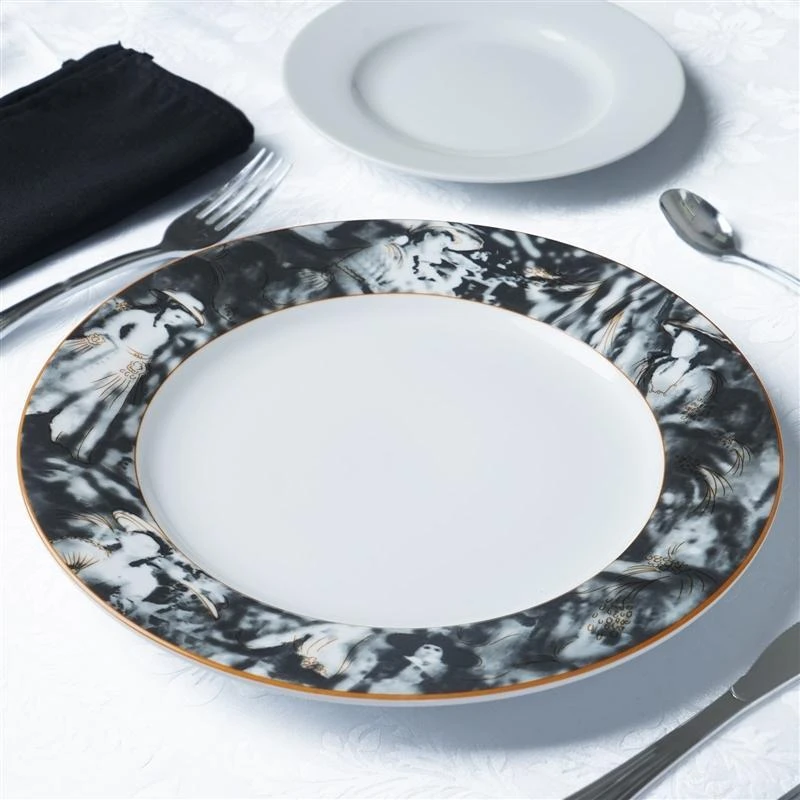 12 Pcs 11.5" Round Commercial Grade Porcelain Dinner Plates 8 12 Pcs 11.5" Round Commercial Grade Porcelain Dinner Plates - Image 6