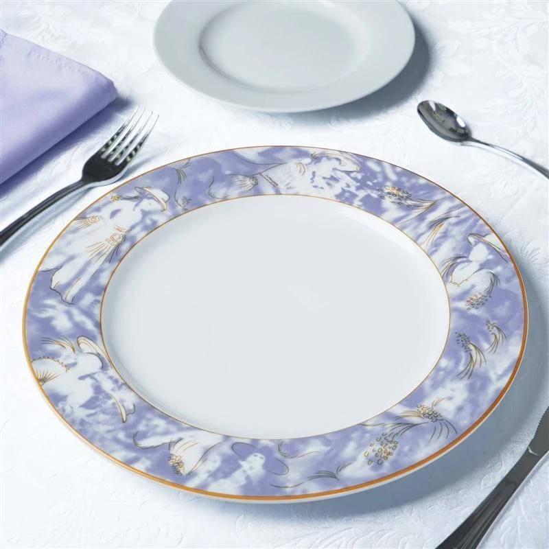 12 Pcs 11.5" Round Commercial Grade Porcelain Dinner Plates 22 12 Pcs 11.5" Round Commercial Grade Porcelain Dinner Plates - Image 20