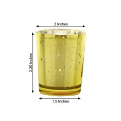 12 Pcs 2" Speckled Mercury Glass Votive Candle Holders 24 12 Pcs 2" Speckled Mercury Glass Votive Candle Holders -Optimal Home Decoration 12 pcs 2 speckled mercury glass votive candle holders 28950908043327
