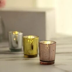 12 Pcs 2" Speckled Mercury Glass Votive Candle Holders 38 12 Pcs 2" Speckled Mercury Glass Votive Candle Holders -Optimal Home Decoration 12 pcs 2 speckled mercury glass votive candle holders 28950908665919