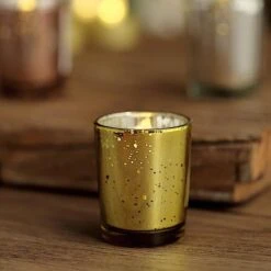 12 Pcs 2" Speckled Mercury Glass Votive Candle Holders 26 12 Pcs 2" Speckled Mercury Glass Votive Candle Holders -Optimal Home Decoration 12 pcs 2 speckled mercury glass votive candle holders 28952880119871