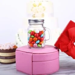 12 Pcs 4 Oz Mason Glass Jars With Handles - Clear 14 12 Pcs 4 Oz Mason Glass Jars With Handles - Clear -Optimal Home Decoration 12 pcs 4 oz mason glass jars with handles clear glas jar03 clr 4735934300223