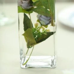 12 Pcs Glass Square Vases Wedding Centerpieces - Clear 24 12 Pcs Glass Square Vases Wedding Centerpieces - Clear -Optimal Home Decoration 12 pcs glass square vases wedding centerpieces clear 29038624145471