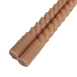 12 Spiral 11" Long Unscented Premium Wax Taper Candles 32 12 Spiral 11" Long Unscented Premium Wax Taper Candles -Optimal Home Decoration 12 premium spiral unscented wax dinner candle sticks 30846170464319