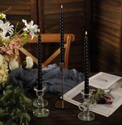 12 Spiral 11" Long Unscented Premium Wax Taper Candles 37 12 Spiral 11" Long Unscented Premium Wax Taper Candles -Optimal Home Decoration 12 premium spiral unscented wax dinner candle sticks 30846172495935