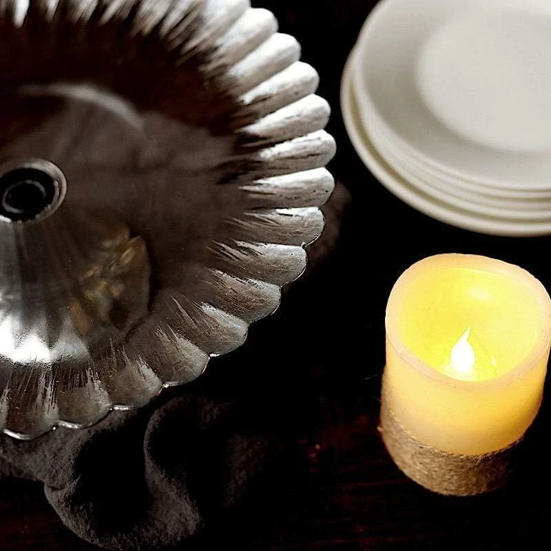 12" Round Glass Cake Stand Wavy Edge Cupcake Holder 6 12" Round Glass Cake Stand Wavy Edge Cupcake Holder - Image 4