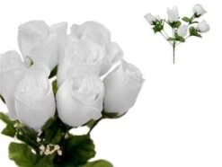 12 Silk Rose Buds Bushes Flowers Wedding Arrangements -Optimal Home Decoration 12 silk rose buds bushes flowers wedding arrangements 28984307875903