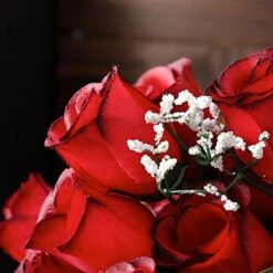 12 Silk Rose Buds Bushes Flowers Wedding Arrangements -Optimal Home Decoration 12 silk rose buds bushes flowers wedding arrangements 29648351625279