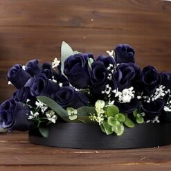 12 Silk Rose Buds Bushes Flowers Wedding Arrangements -Optimal Home Decoration 12 silk rose buds bushes flowers wedding arrangements 29648357589055