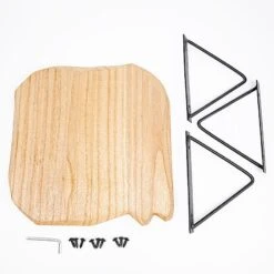 12" Square Natural Wooden Cake Cupcake Dessert Stand - Brown With Black 19 12" Square Natural Wooden Cake Cupcake Dessert Stand - Brown With Black -Optimal Home Decoration 12 square natural wooden cake cupcake dessert stand brown with black cake wod007 12 nat 29563942862911